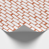 レンガのテクスチャ背景 ラッピングペーパー (角)