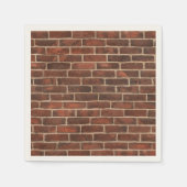レンガのパターン スタンダードカクテルナプキン (正面)