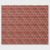 レンガのパターン ラッピングペーパー (フラット)