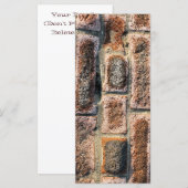 レンガのラックカード (正面/裏面)