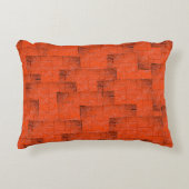 レンガの壁のように見えるテクスチャモザイク アクセントクッション (正面)