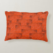 レンガの壁のように見えるテクスチャモザイク アクセントクッション (裏面)