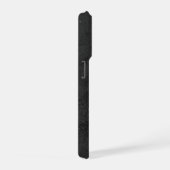 レンガの壁のゴールキーパー (ホッケー) iPhoneケース (右側面)