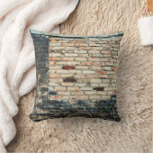 レンガの壁のテクスチャの背景の混在ヴィンテージ効果 クッション (ブランケット)