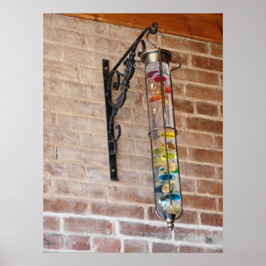 レンガの壁の色 ポスター (正面)