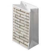 レンガの壁ギフトボックス：都市のエレガンス スモールペーパーバッグ (正面アングル)