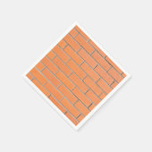 レンガの壁パターン スタンダードカクテルナプキン (角)