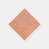 レンガの壁パターン スタンダードカクテルナプキン (角)