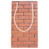 レンガの壁パターン スモールペーパーバッグ (正面)