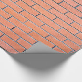 レンガの壁パターン ラッピングペーパー (角)
