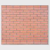 レンガの壁パターン ラッピングペーパー (フラット)