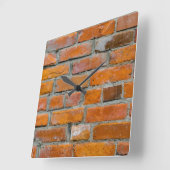 レンガの壁時計 スクエア壁時計 (傾斜)