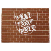 レンガの壁 ギフトバッグ オーダーメッセージ付き (正面)