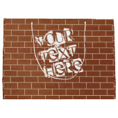 レンガの壁 ギフトバッグ オーダーメッセージ付き (裏面)