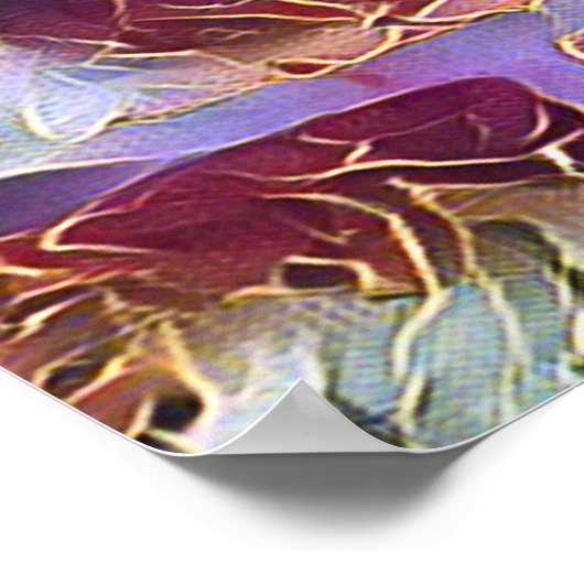 レンガの壁   ポスター (角)