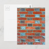 レンガの壁 ポストカード (正面/裏面)