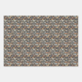 レンガの壁 ラッピングペーパーシート (正面)