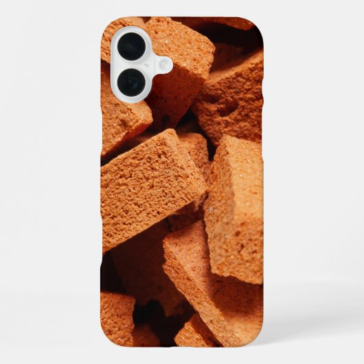 レンガの山の建設 iPhoneケース (裏面)