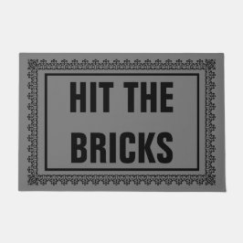 レンガの戸のマットを叩く ドアマット