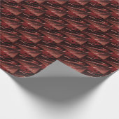 レンガの色 ラッピングペーパー (角)