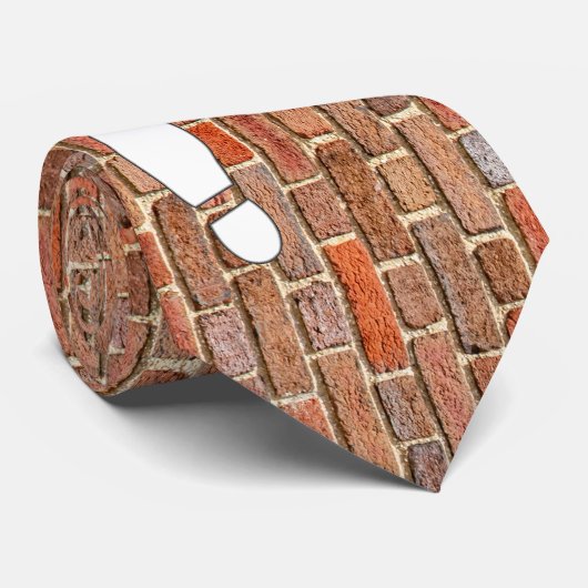 レンガの道を歩く ネクタイ (ロール)