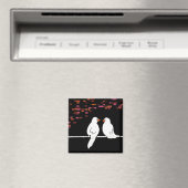 レンガの鳥の壁:落書き壁 マグネット (インサイチュ (食洗機))