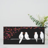 レンガの鳥の壁:落書き壁 招待状 (スタンド正面)