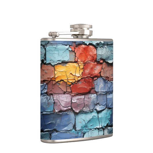 レンガアート壁 フラスク (右)