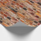 レンガカラフル壁のテクスチャのラッピング紙 ラッピングペーパー (角)