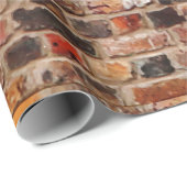 レンガカラフル壁のテクスチャのラッピング紙 ラッピングペーパー (ロールコーナー)