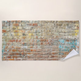 レンガデザインビーチタオル ビーチタオル