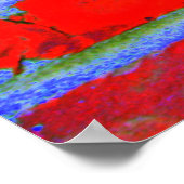 レンガトリップ（幻覚体験）のような材 ポスター (角)