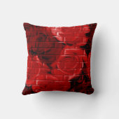レンガバラ02 – 赤四角装飾用クッション クッション (裏面)