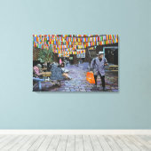 レンガレーンキャンバス キャンバスプリント (インサイチュ (ウッドフロア))