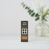 レンガワエレガントークスストーンホーム石造ハンドマン スキニー名刺 (スタンド正面)