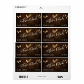 レンガ付き/ヴィンテージエジソンLights With Love & 感謝してい ラベル (フルシート)