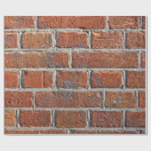 レンガ壁のれんが細工 ラッピングペーパー (フラット)