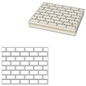 レンガ壁のアートスタンプ ラバースタンプ (押印)