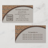 レンガ壁のコレクションの名刺 名刺 (正面/裏面)