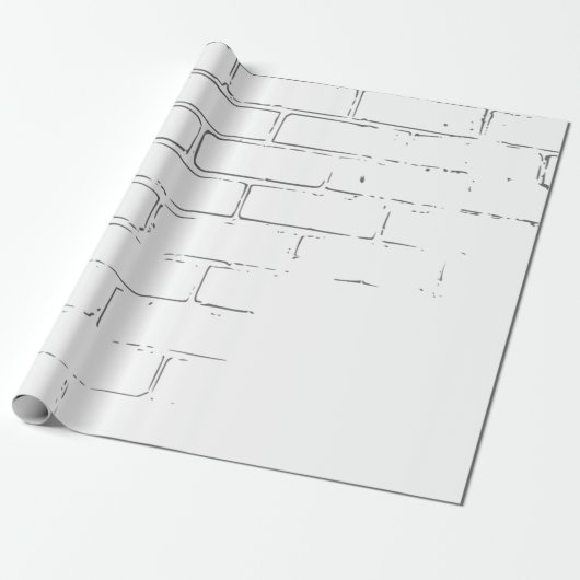 レンガ壁のテクスチャ背景 ラッピングペーパー (アンロールド)