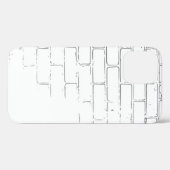 レンガ壁のテクスチャ背景 Case-Mate iPhoneケース (裏面 (横))