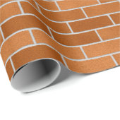 レンガ壁のデザイン ラッピングペーパー (ロールコーナー)