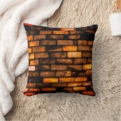 レンガ壁のパターン クッション (ブランケット)