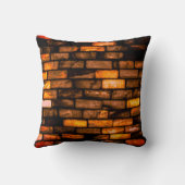 レンガ壁のパターン クッション (裏面)
