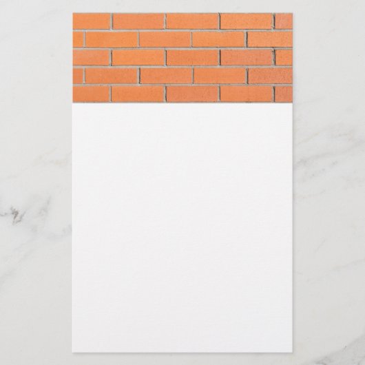 レンガ壁のパターン チラシ (正面)