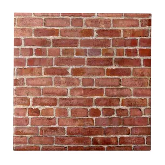 レンガ壁のパーソナライズな落書き タイル (正面)