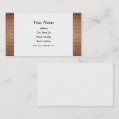 レンガ壁の名刺 名刺 (正面/裏面)