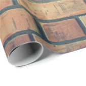 レンガ壁の石の壁レンガ壁 ラッピングペーパー (ロールコーナー)