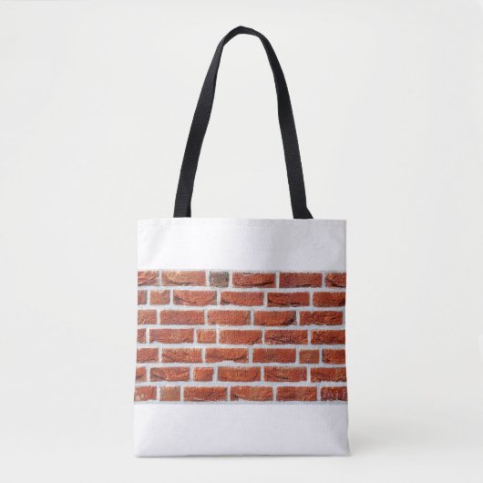 レンガ壁の背景建物 トートバッグ (正面)