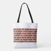 レンガ壁の背景建物 トートバッグ (裏面)